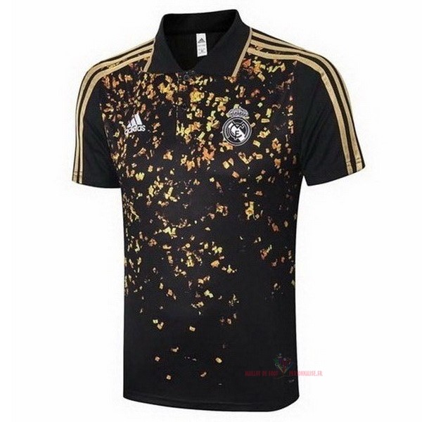 Maillot Om Pas Cher adidas Polo Real Madrid 2020 2021 Noir